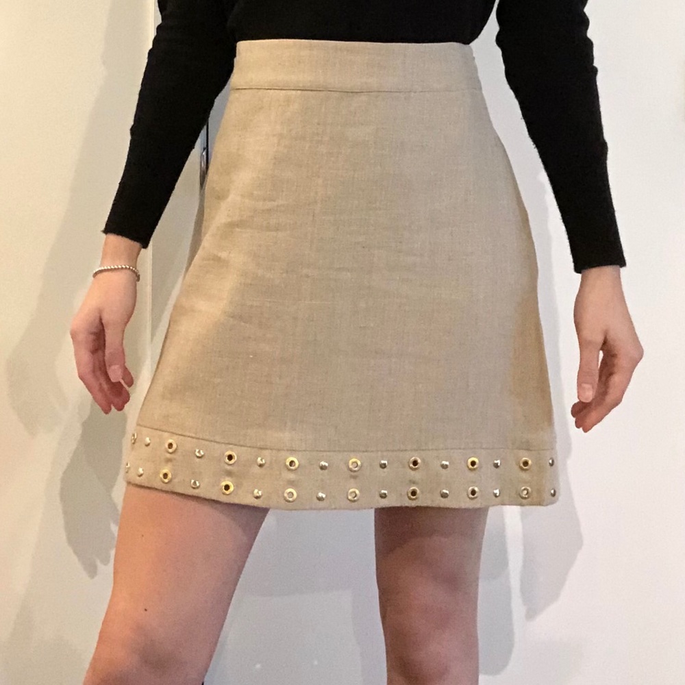 MICHAEL KORS Linen Skirt